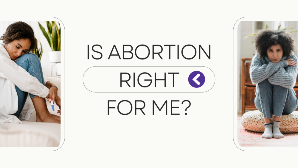 Is abortion right for me? – Young woman considering options at an abortion clinic in Detroit, Michigan.