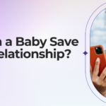 A worried young woman looking at her phone, contemplating whether having a baby can save her relationship. Get free pregnancy tests, ultrasounds, and confidential support at Problem Pregnancy Center in Southfield and Detroit, MI.